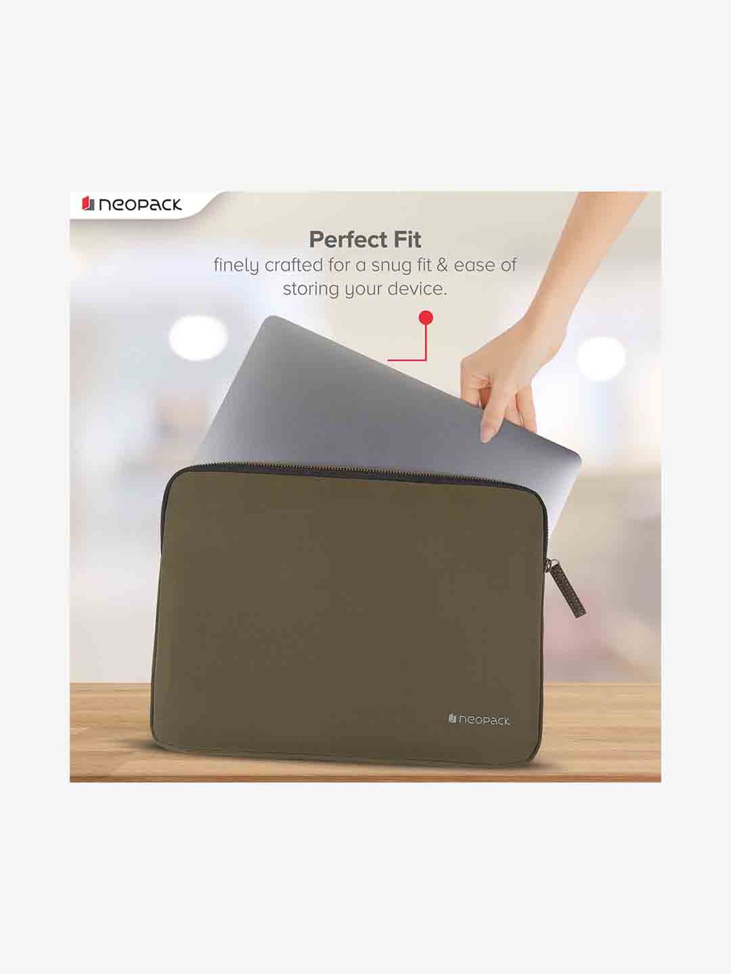 Neopack Stanley Sleeve for all 13.3 Inch Laptops & Macbooks (Olive Green)