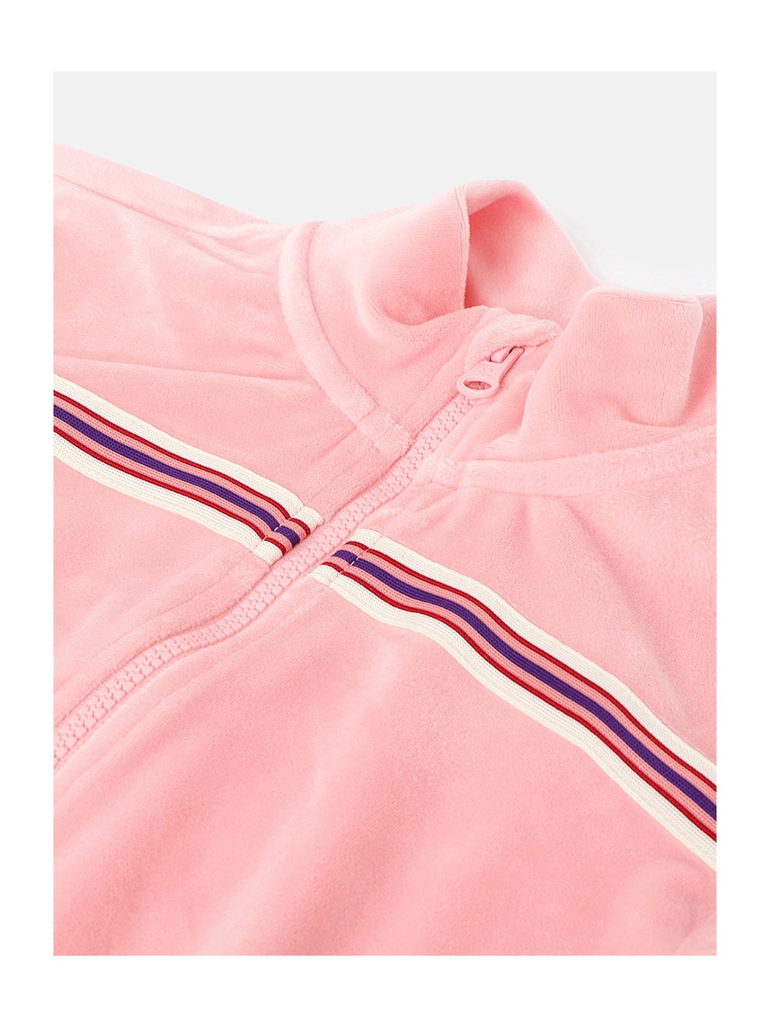 United Colors of Benetton Kids Peach Solid Full Sleeves Sweatshirt