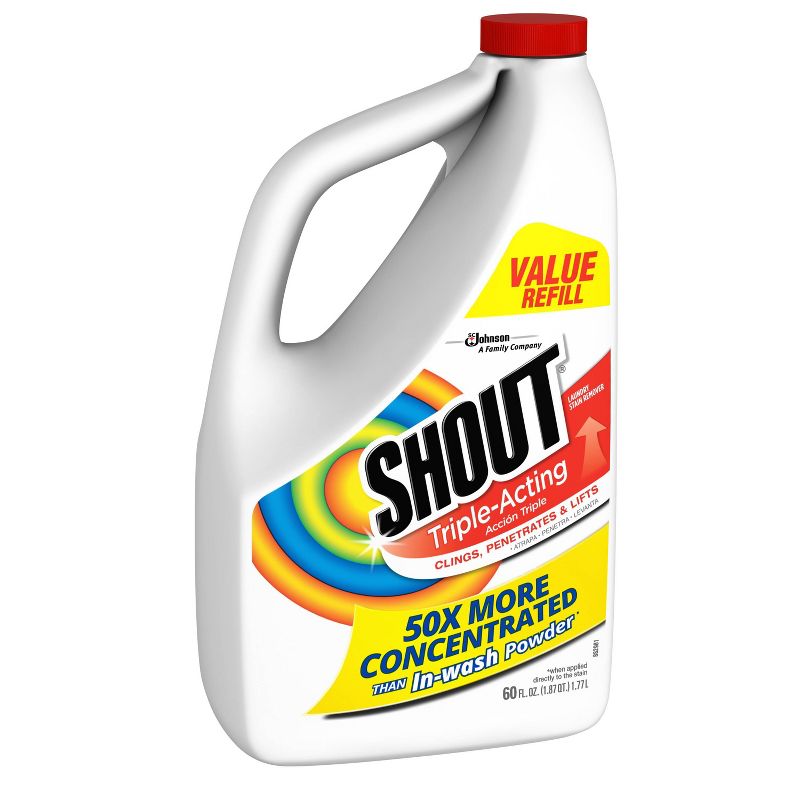 Shout Triple-Acting Liquid Refill 60 fl oz