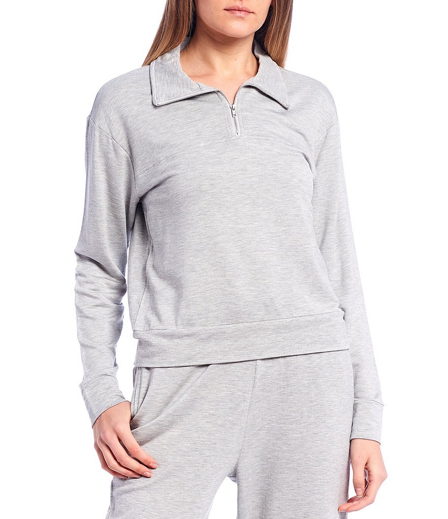 Coco + Jaimeson Coordinating Off-The-Shoulder French Terry Top