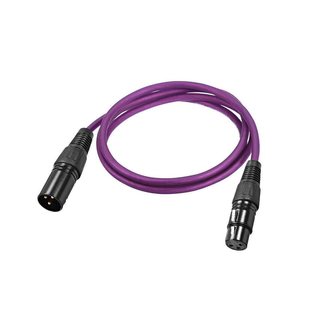 XLR Male to XLR Female Cable Line for Microphone Video Camera Sound Card Mixer Black XLR Purple Line 1.5M 4.9ft