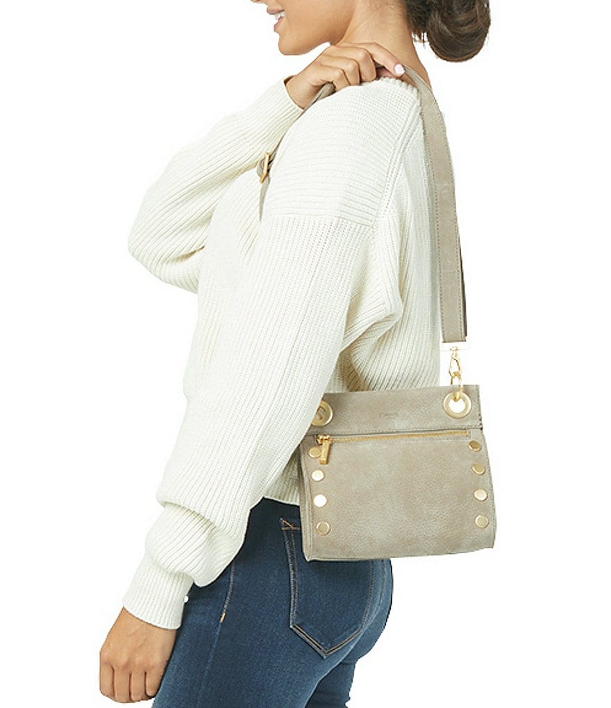 Hammitt Tony Grommet Studded Leather Crossbody Bag