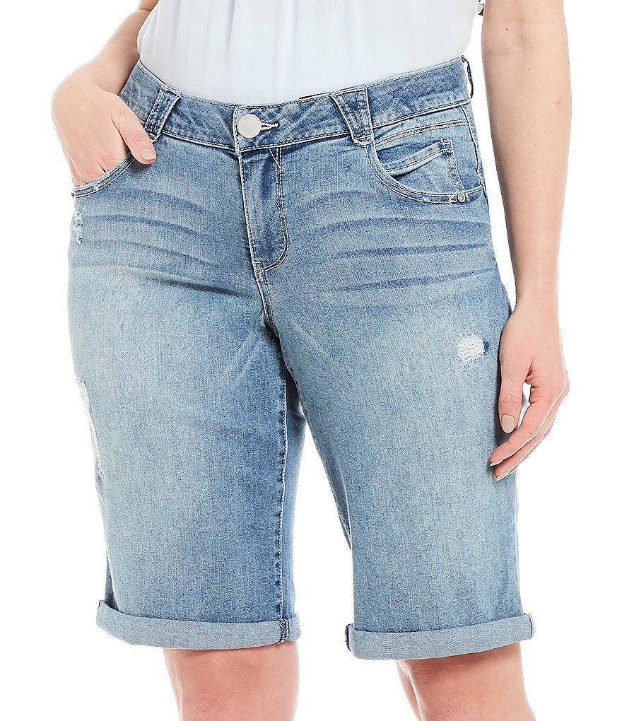 Democracy Plus Size Ab-Solution Bermuda Shorts