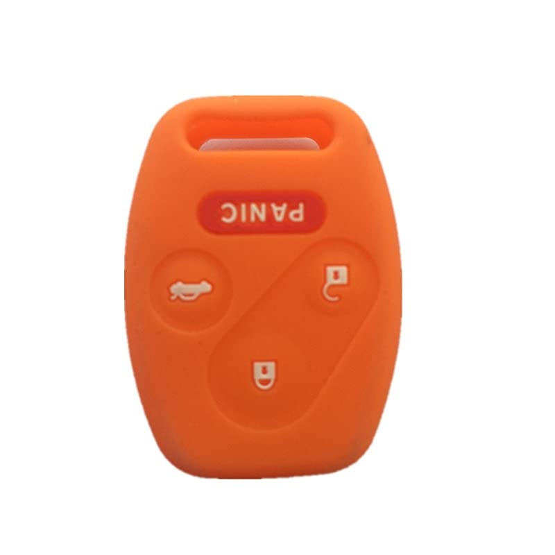 Silicone Rubber Keyless Entry Remote Key Fob Case Skin Cover Protector for Honda 3+1 Buttons