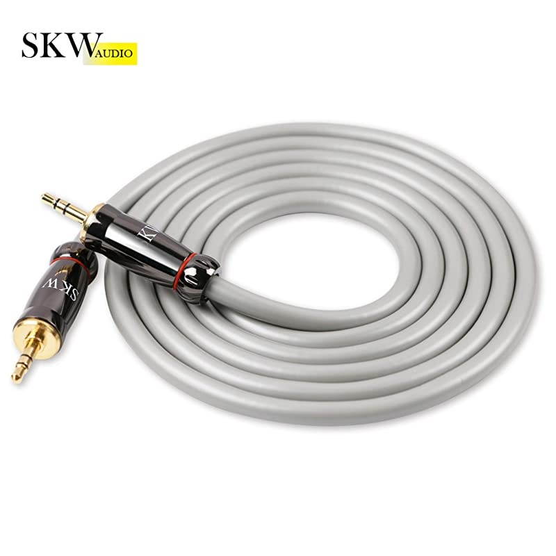 Audiophiles AUX Cable 35mm Male to Male with OD 68mm Stereo Audio Cable for SubwooferHome Theater and More 164ft5MPVC