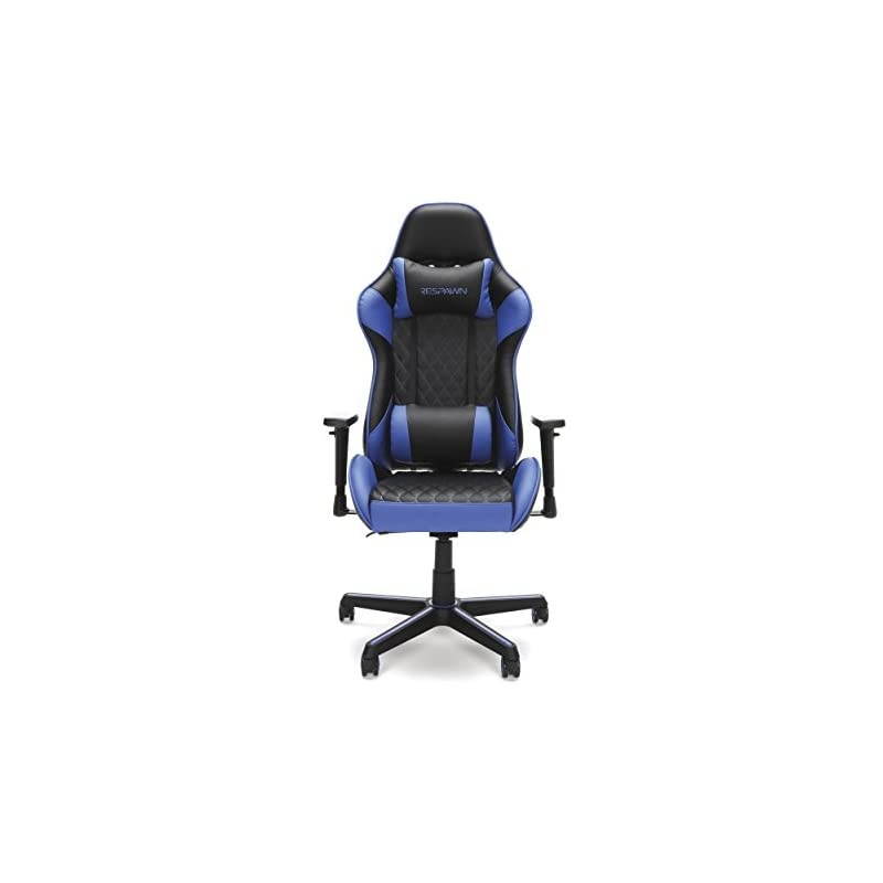 100 Racing Style Gaming Chair, in Blue (RSP-100-BLU)