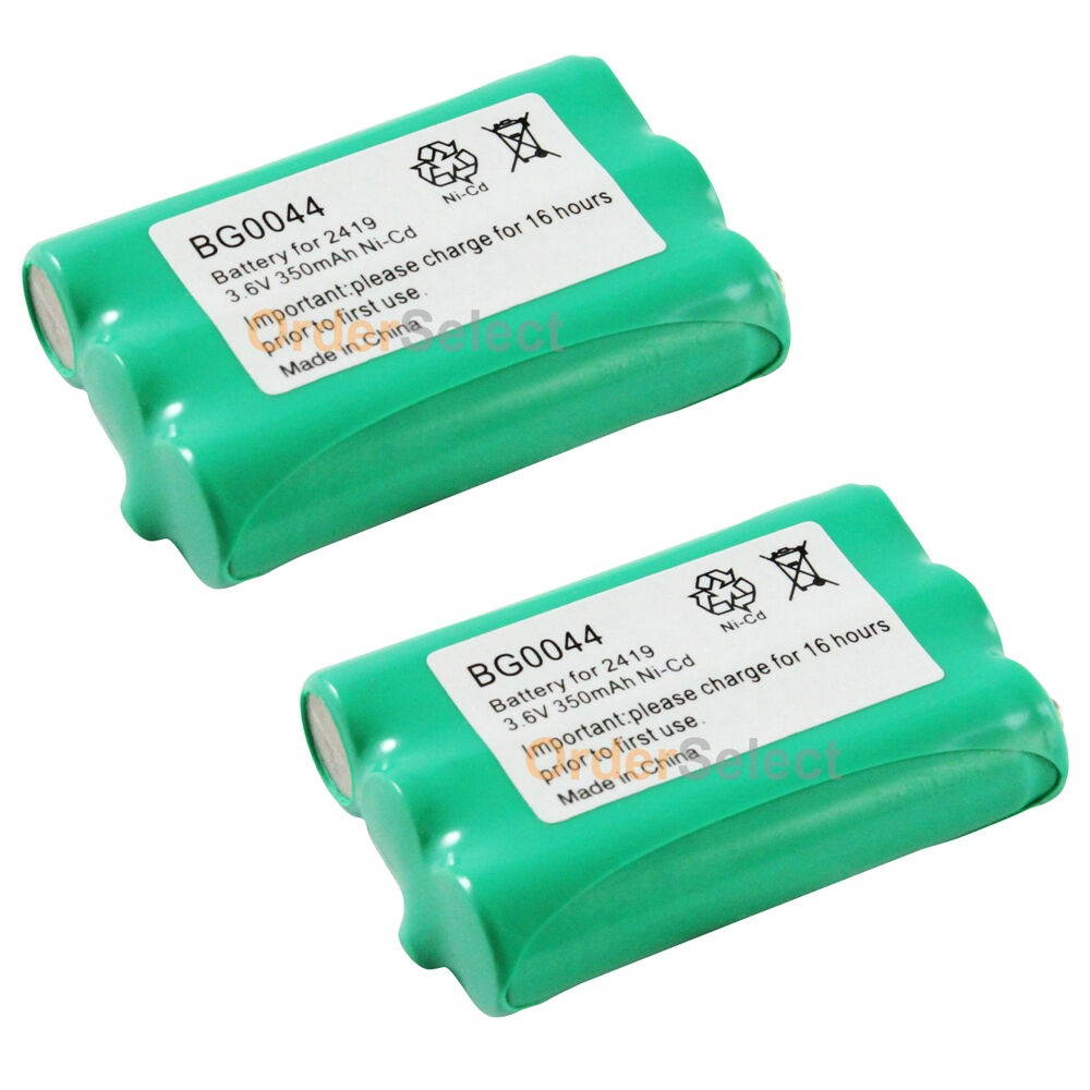 2 NEW Cordless Phone Battery for AT&T 1231 2231 2419 2420 E1215 E1225 50+SOLD