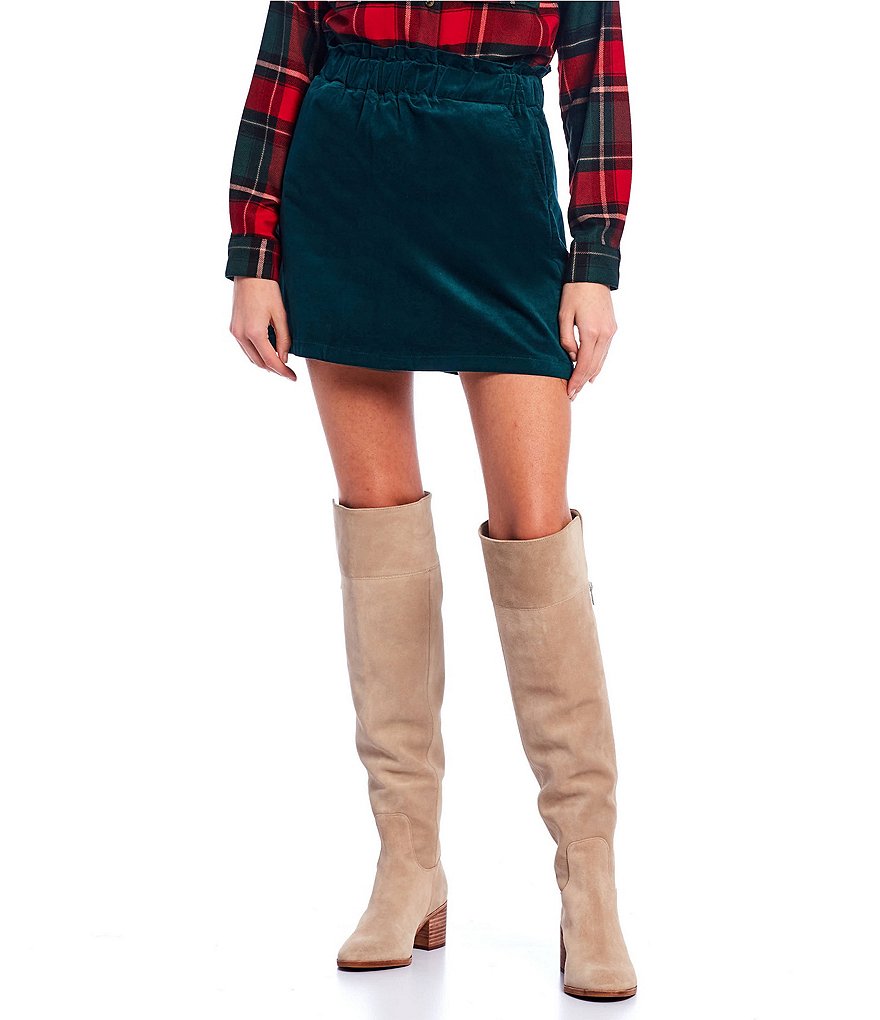 June & Hudson Frisco Denim Mini Skirt