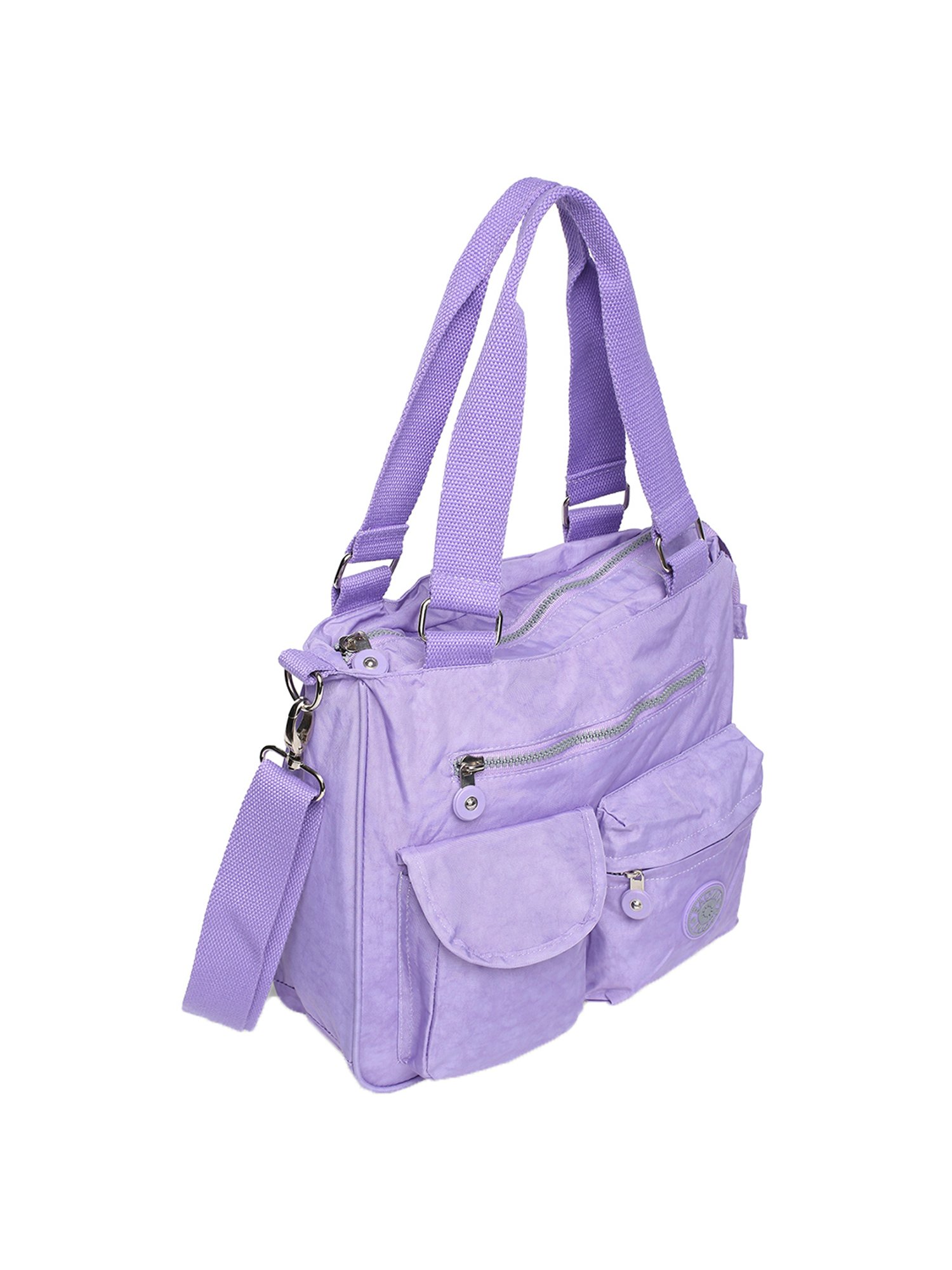 Baomi Purple Solid Medium Shoulder Bag