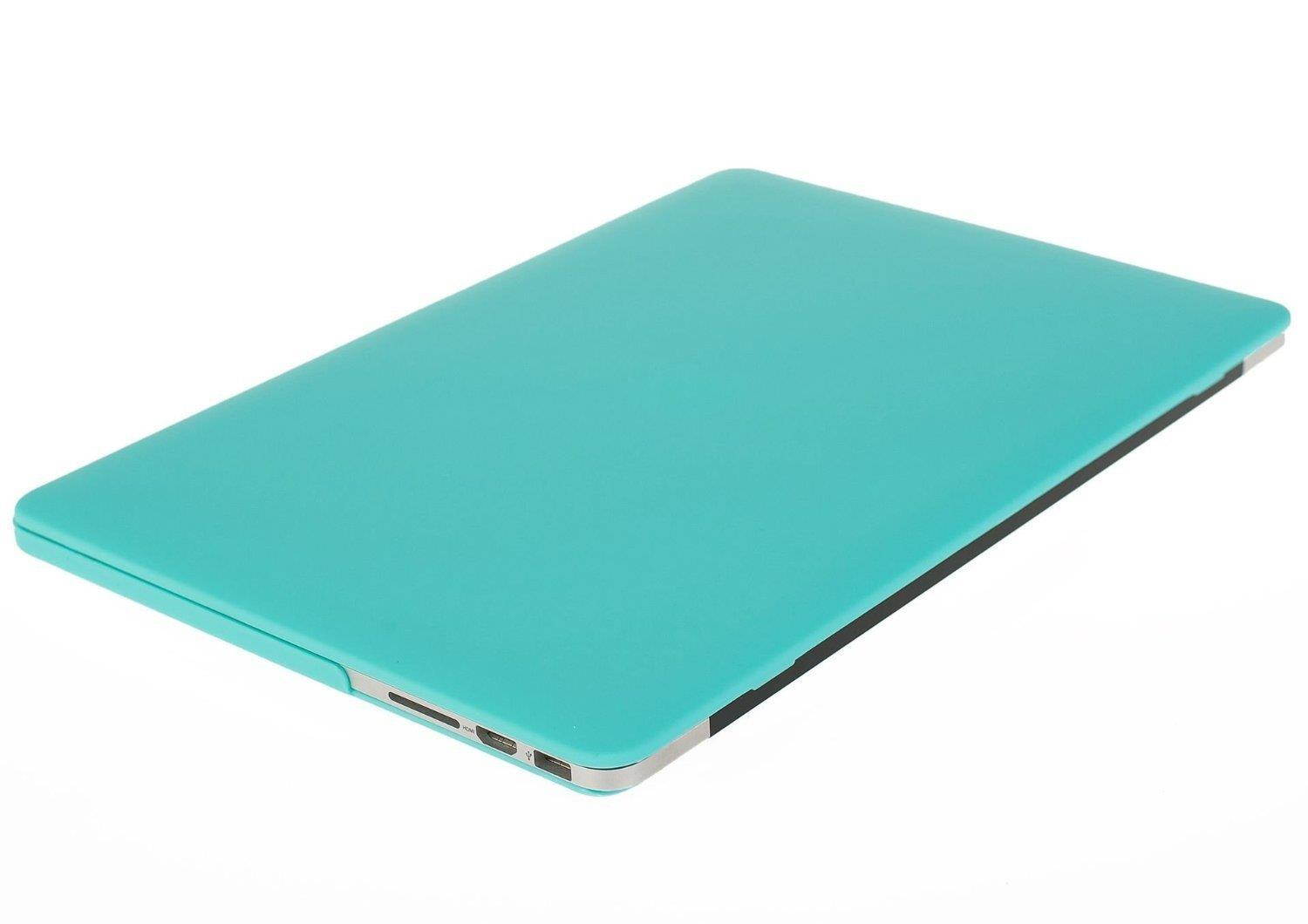 MOSISO Case Only Compatible MacBook Pro (W/O USB-C) Retina 13 Inch (A1502/A1425)(W/O CD-ROM) Release 2015/2014/2013/end 2012 Plastic Hard Shell & Keyboard Cover & Screen Protector, Turquoise
