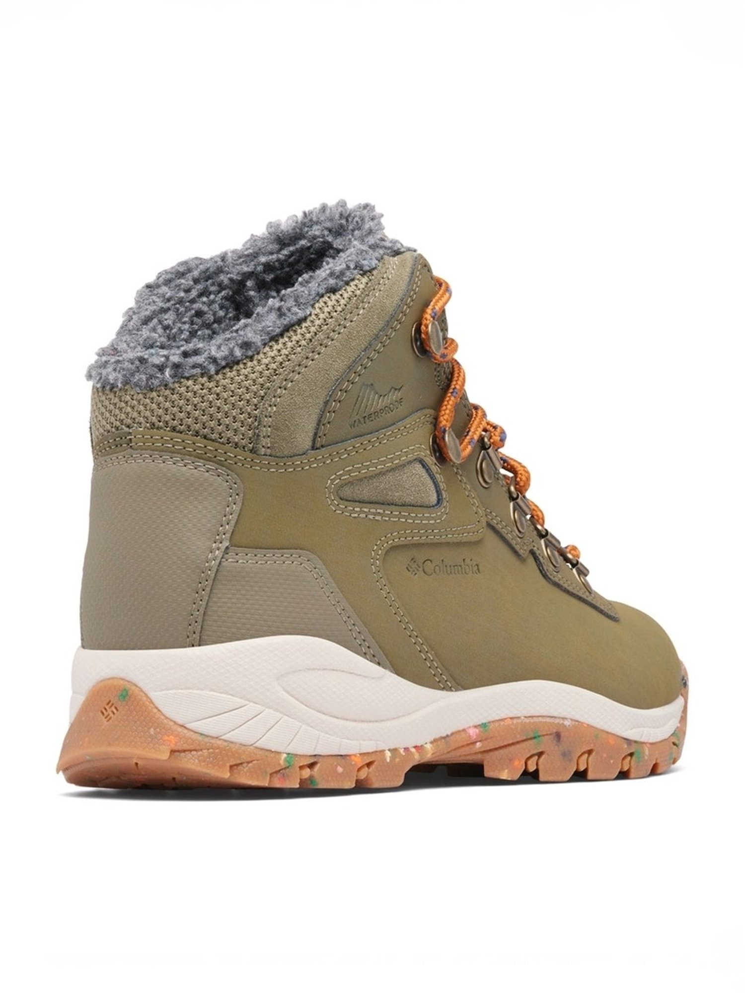 Columbia Women's NEWTON RIDGE WP OMNI-HEAT II Olive Outdoor Shoes