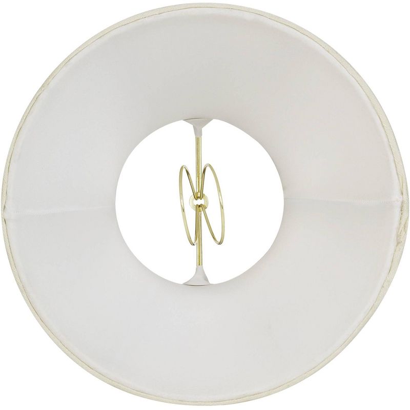 Imperial Shade Creme Small Bell Lamp Shade 4.5" Top x 8.5" Bottom x 6.75" Slant x 7" High (Clip-On) Replacement