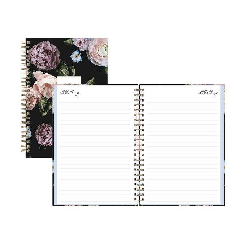 160 sheet No Rule 1 Subject Spiral Notebook Hard Cover Midnight Musk - Cupcakes and Cashmere