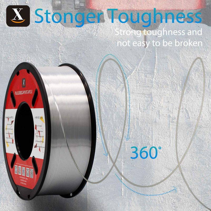 XTZL3D | Silk PLA Filament for 3D Printer, Silver,1kg, 1.75mm