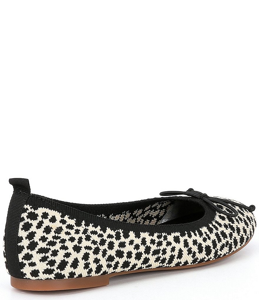 GB Bigg-Starr-A Cheetah Print Washable Flyknit Ballet Flats