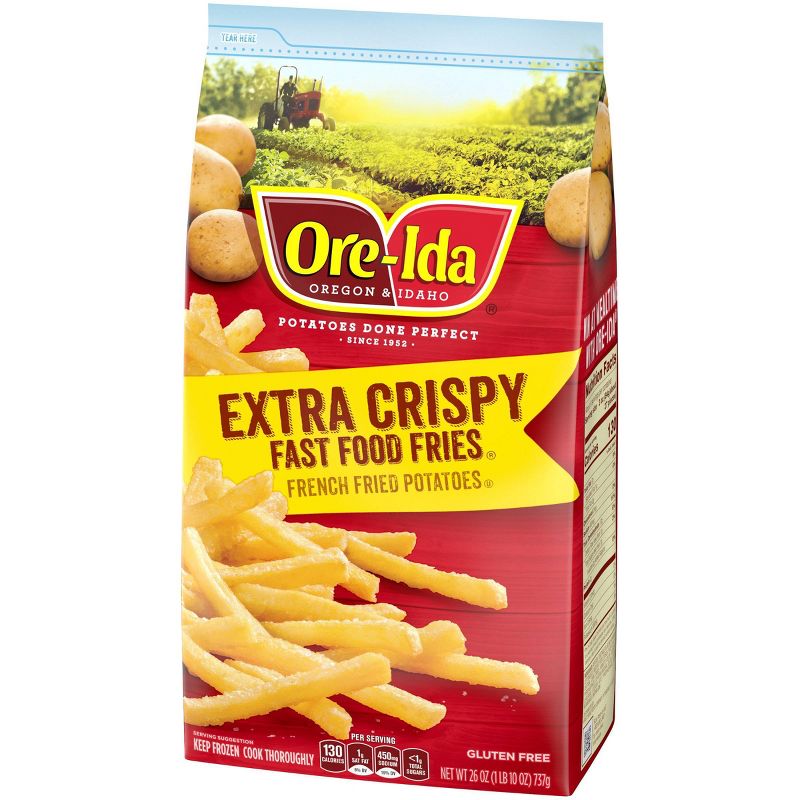 Ore-Ida Extra Crispy Frozen Fast Food Fries - 26oz