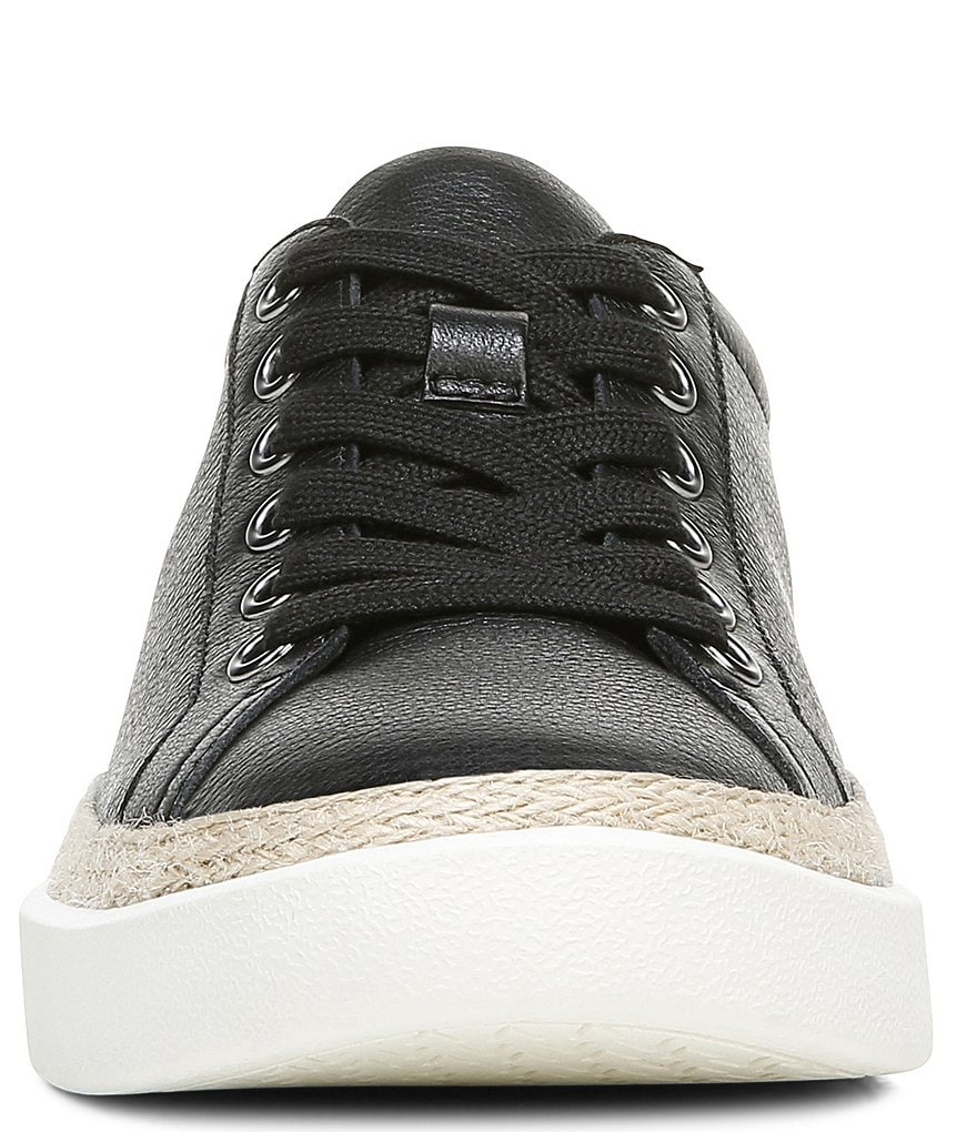 Vionic Winny Leather Jute Detail Lace-Up Sneakers