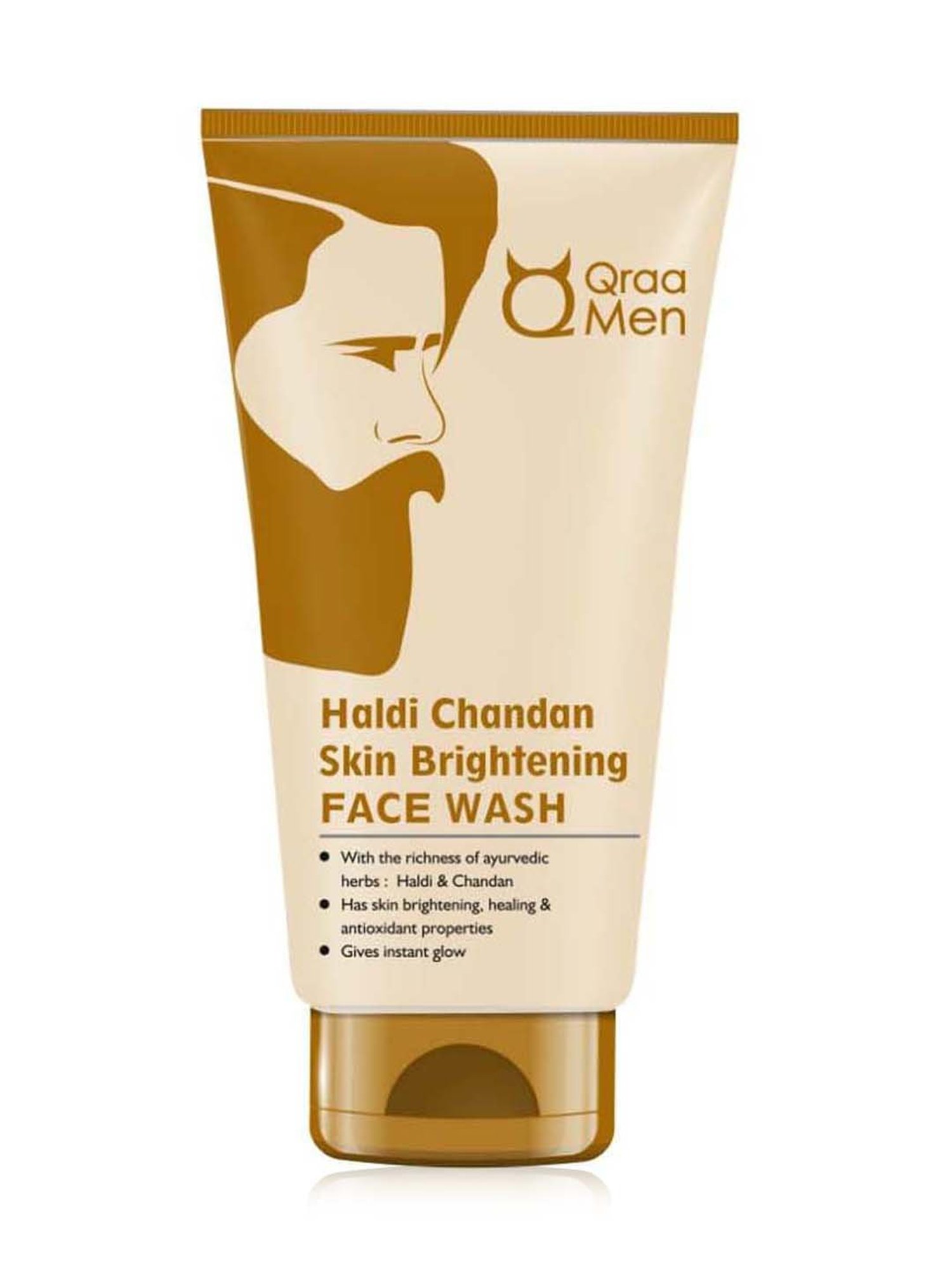 Qraa Men Haldi Chandan Skin Brightening Face Wash - 100 gm