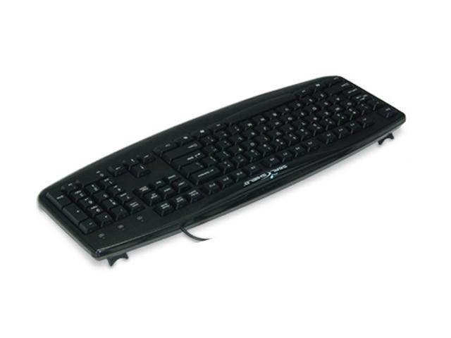 SEAL SHIELD STK503P Black Wired Silver Storm Keyboard