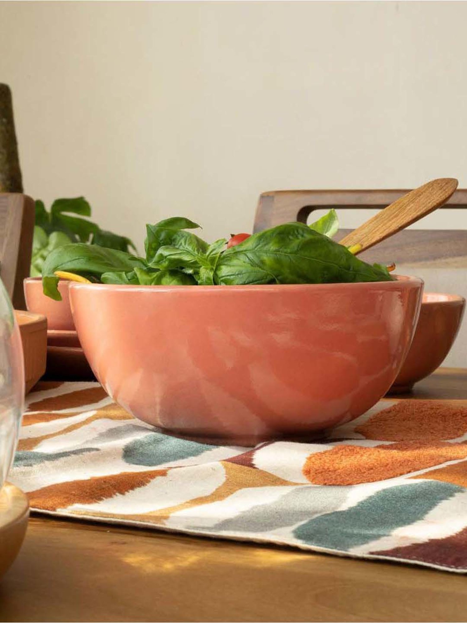 Ellementry Rustic Reef Rust Ceramic Serving Bowl (2.5 L)