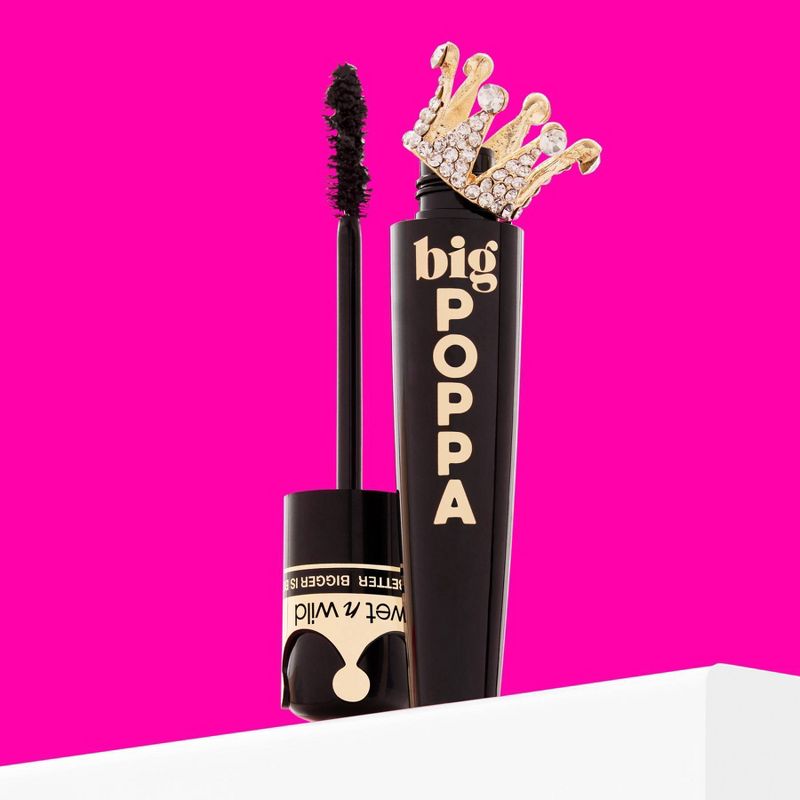 Wet n Wild Big Poppa Mascara - Blackest Black - 0.33 fl oz