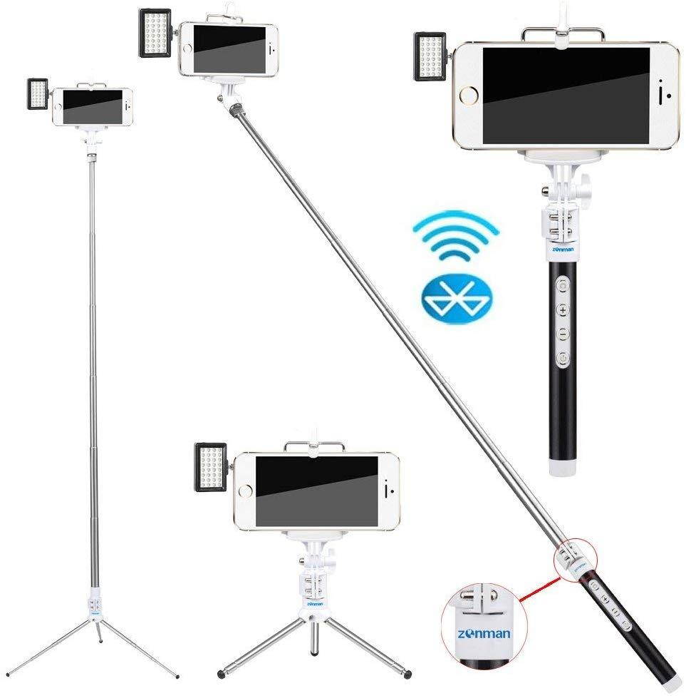 Zonman Holder for iPhone/Samsung Galaxy - Retail Packaging - Black