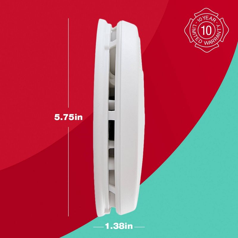 First Alert PRC710V Slim Smoke & Carbon Monoxide Detector with Voice Location and Photoelectric Sensor