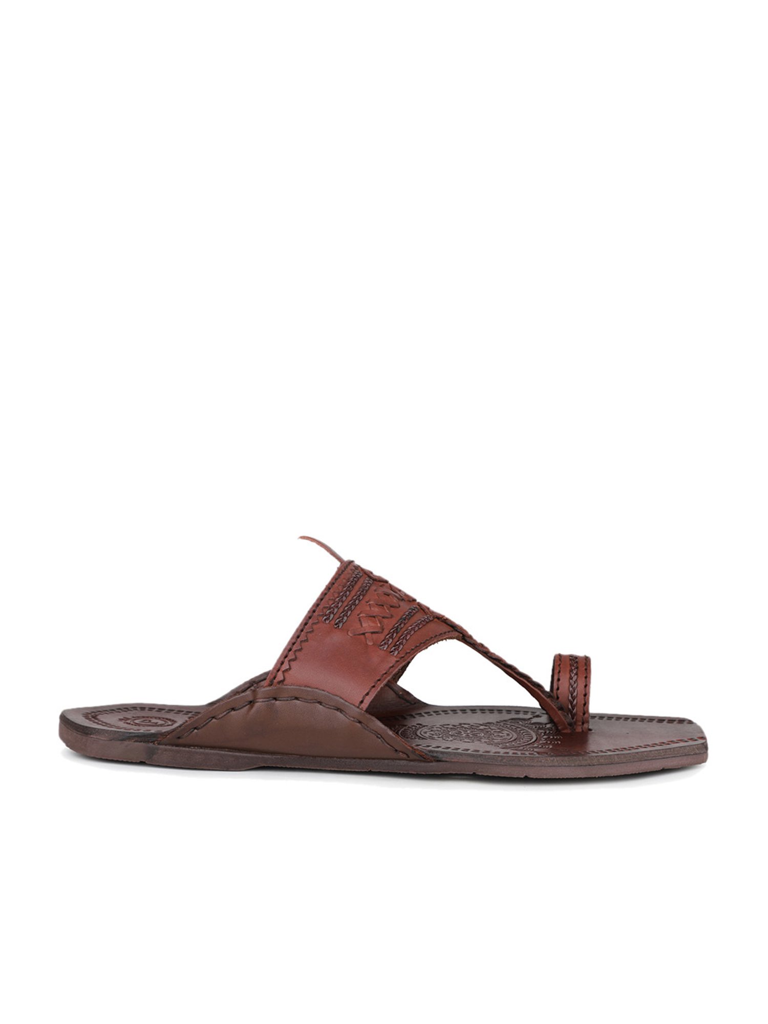 Privo by Inc.5 Men's Brown Kolhapuri Sandals