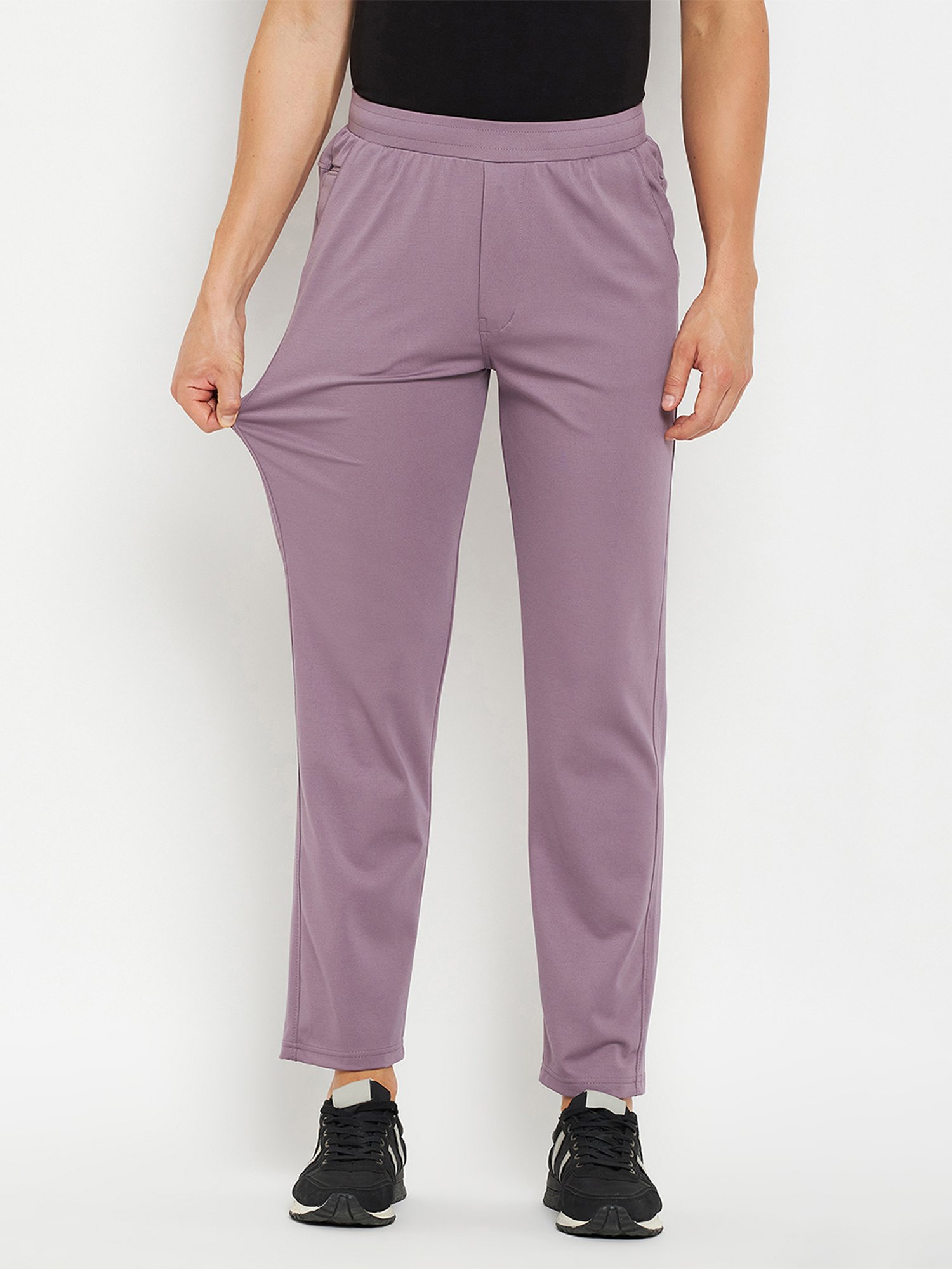 Okane Mauve Regular Fit Trackpants