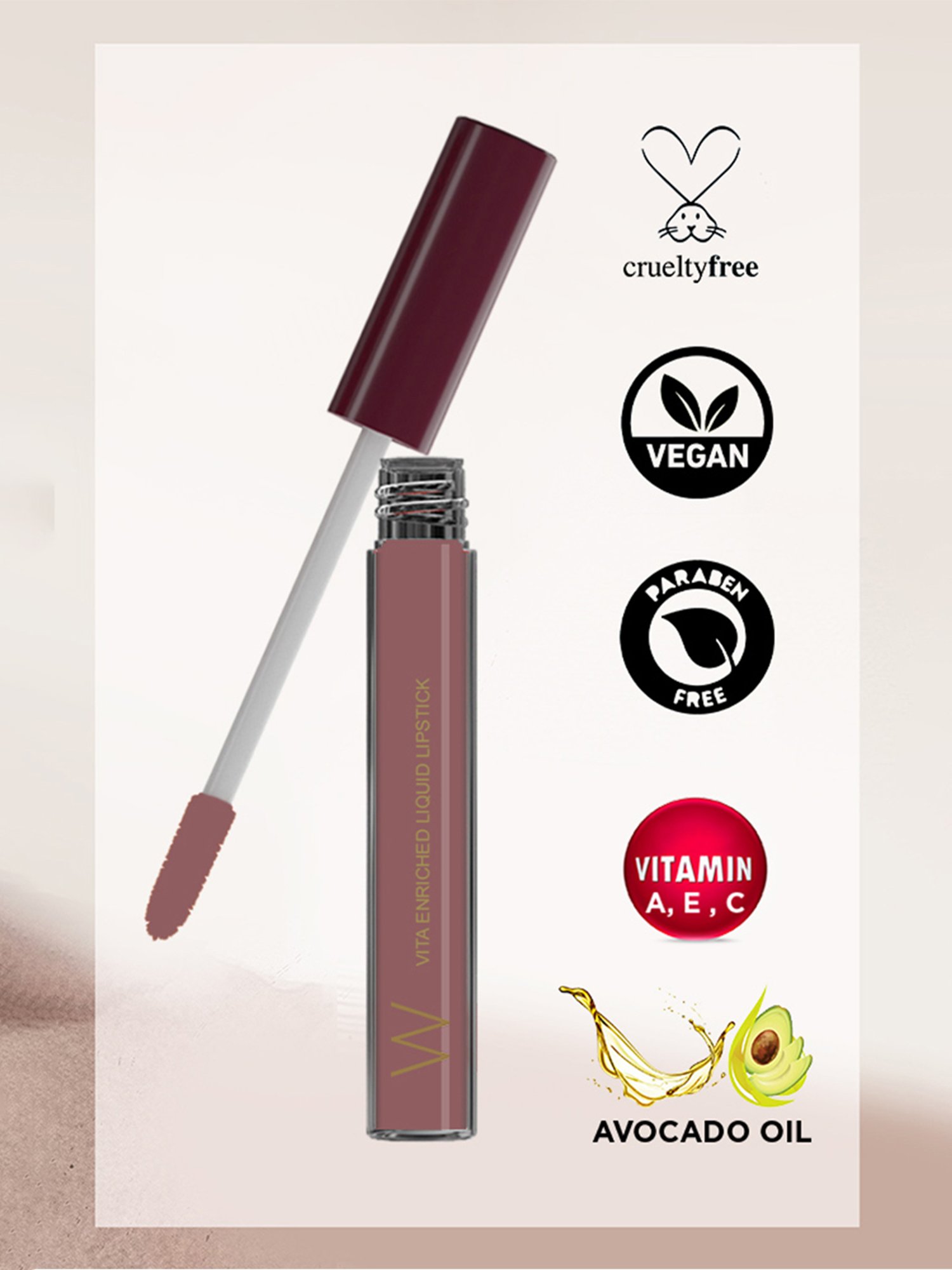 W Liquid Lipstick A Muse Me - 3 gm