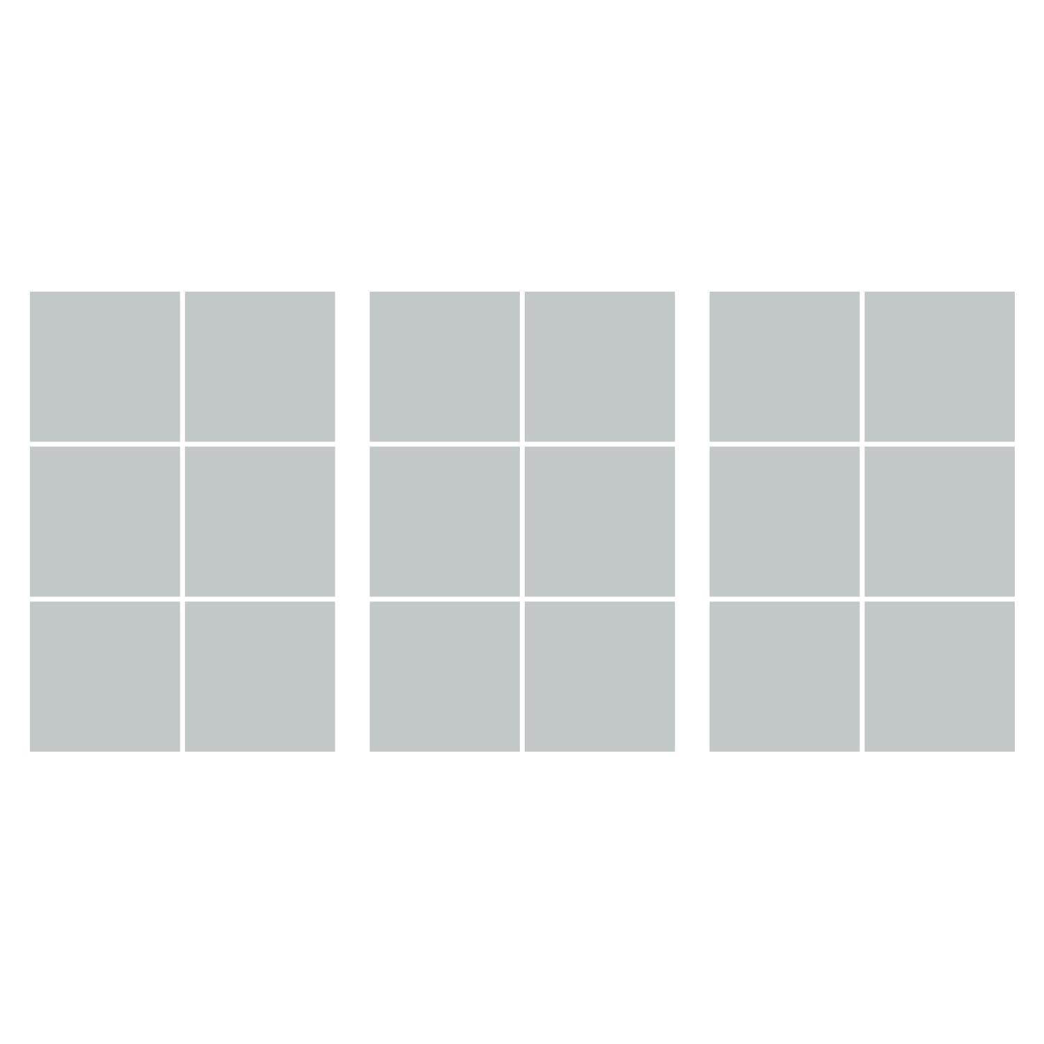 LiteMark 5.5 Inch Golden Yellow Square Decals - Pack of 8