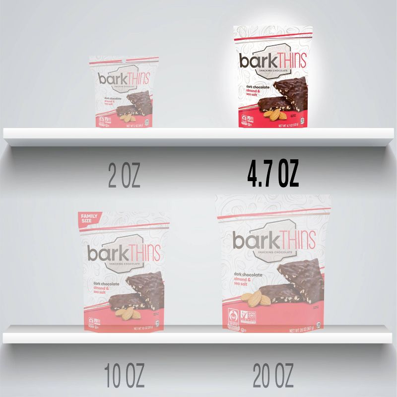 barkTHINS Almond with Sea Salt Dark Chocolate - 4.7oz