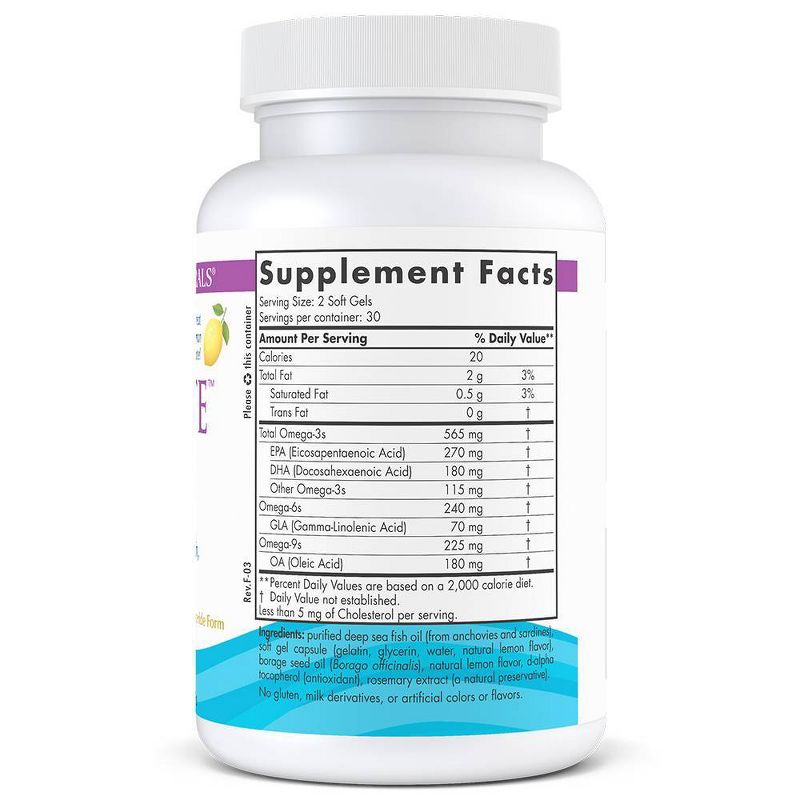 Nordic Naturals Complete Omega Softgels Dietary Supplement - 60ct