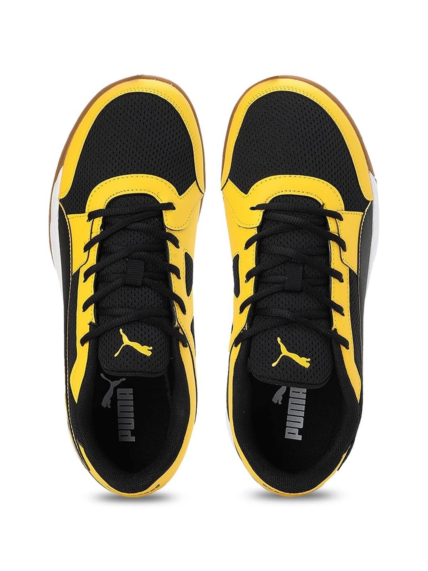 Puma Men's Deuce Black Indoor Court Shoes