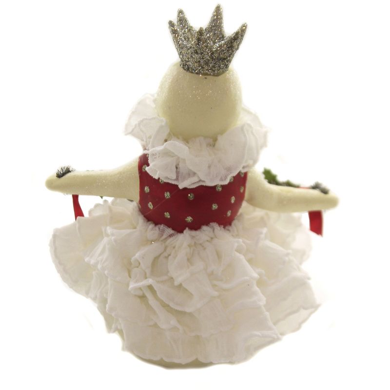 Heather Myers 5.75" Snow Joy Snowman Crown Holly  -  Decorative Figurines