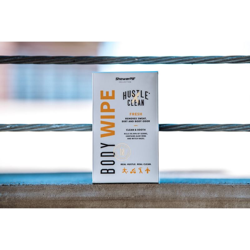 Hustle Clean Body Wipes 10pc