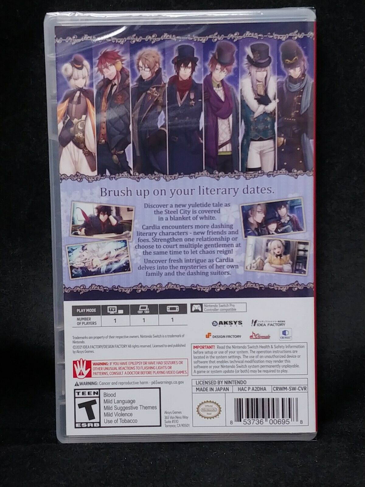 Code: Realize -Wintertide Miracles- (Nintendo Switch)
