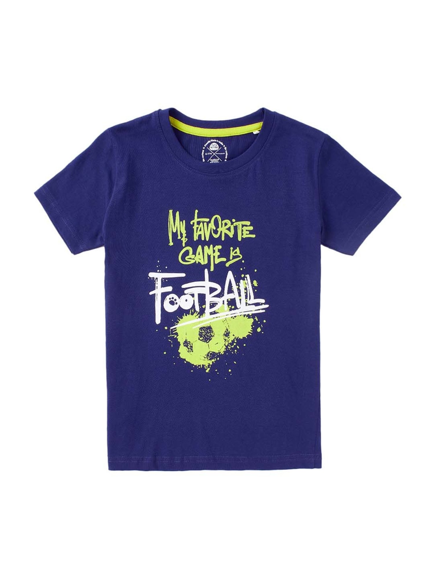 Cub McPaws Kids Multicolor Cotton Printed T-Shirt (Pack of 3)