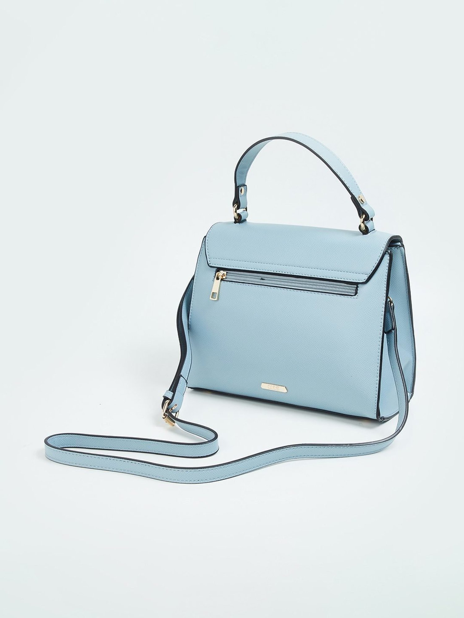 Tohl Avon Black Solid Medium Handbag