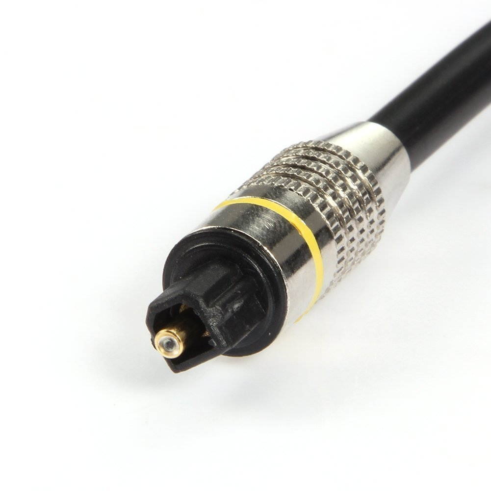 Optical Digital Audio Cable Home Theater Fiber Optic Toslink Male to Male Cable Nickel plated by Cable Empire (10 Feet)