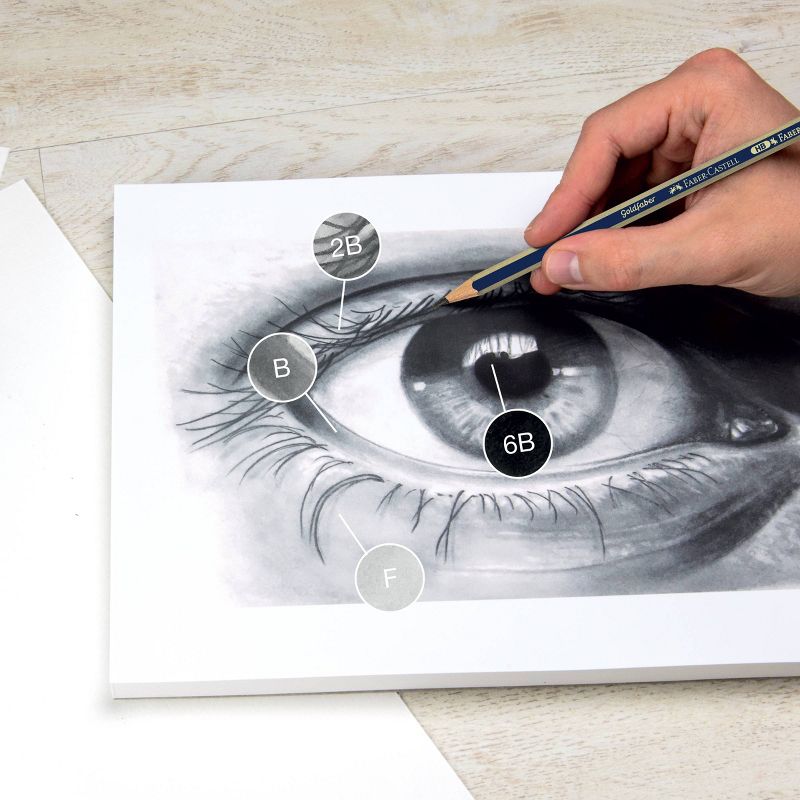 Faber-Castell 6ct Goldfaber Graphite Pencils