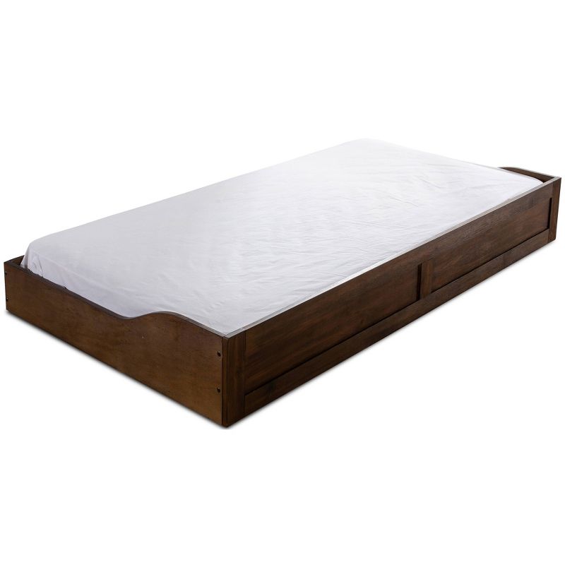 Dana Wood Daybed With Trundle Unit Twin Brushed Acacia - Hillsdale Furniture