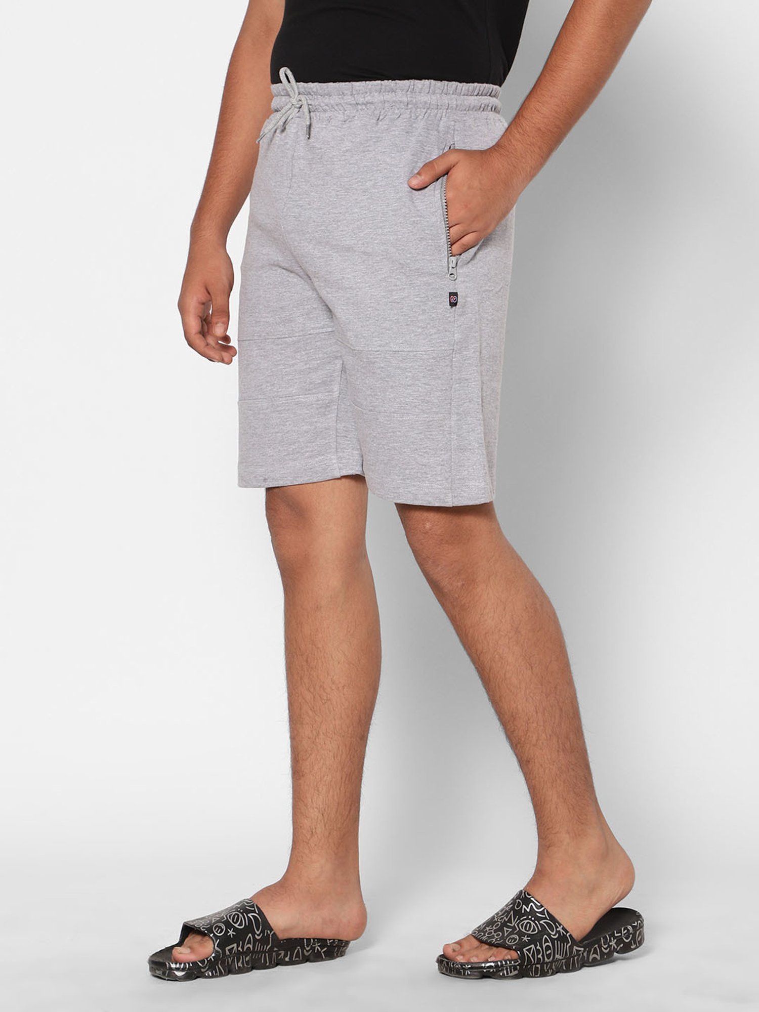 TeenTrums Boys Grey Textured Shorts