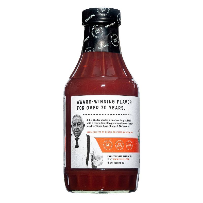 Kinder's Organic Mild BBQ Sauce - 20.5oz