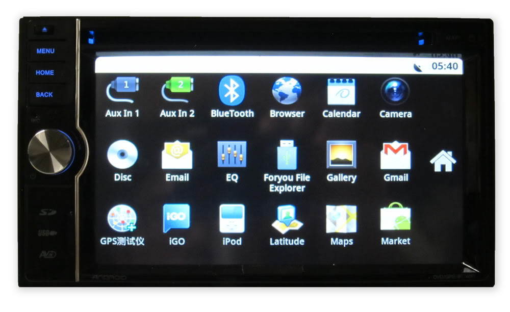 Chevrolet Sonic 2012 K1 Android Multimedia Navigation Radio System GPS IN DASH DOUBLE DIN TOUCH SCREEN IPOD DVD CD BLUETOOTH AUX SD