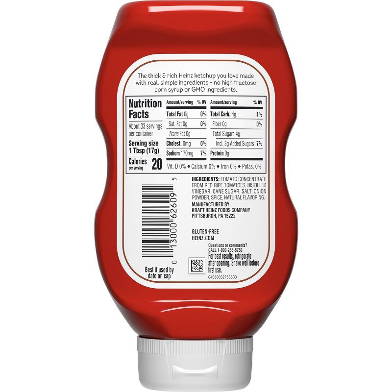 Heinz Simply Tomato Ketchup - 20oz