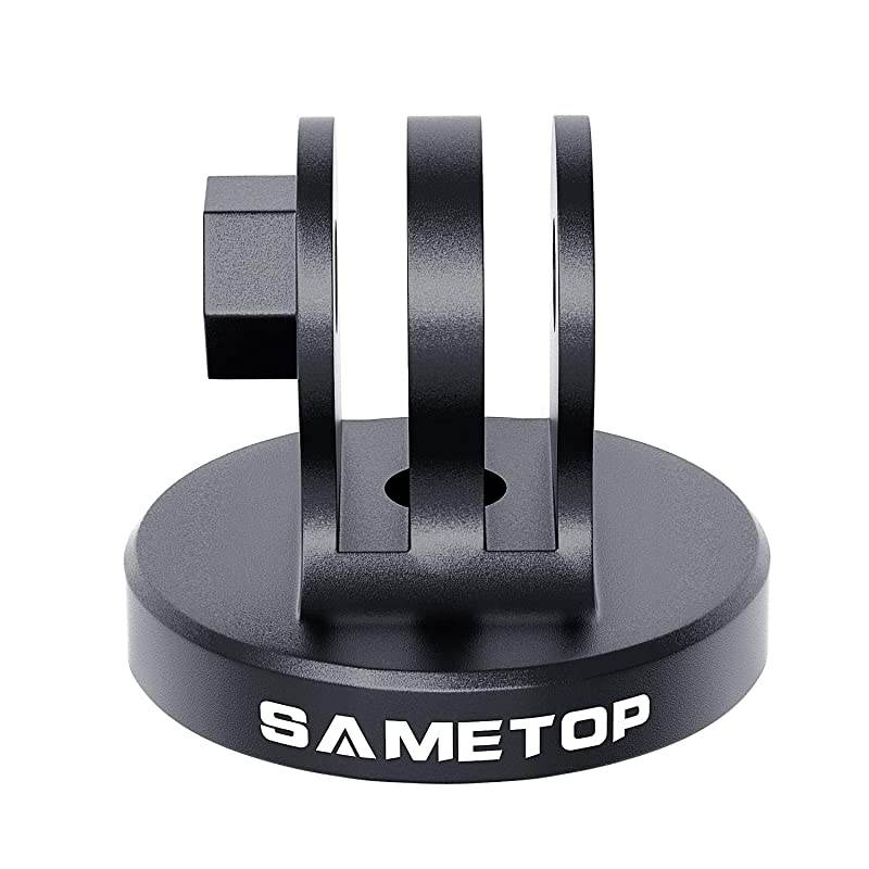 Aluminum Tripod Mount Adapter Compatible with Gopro Hero 8 7 6 5 4 Session 3+ 3 2 1 Hero 2018 Fusion DJI Osmo Action Cameras