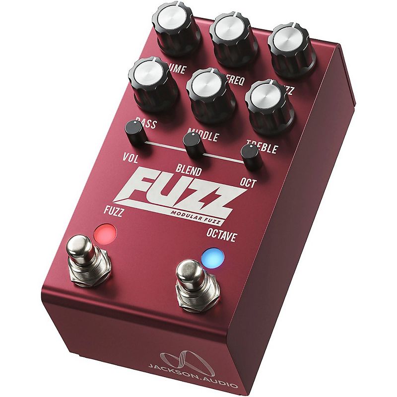 Jackson Audio FUZZ Modular Fuzz Effects Pedal Red