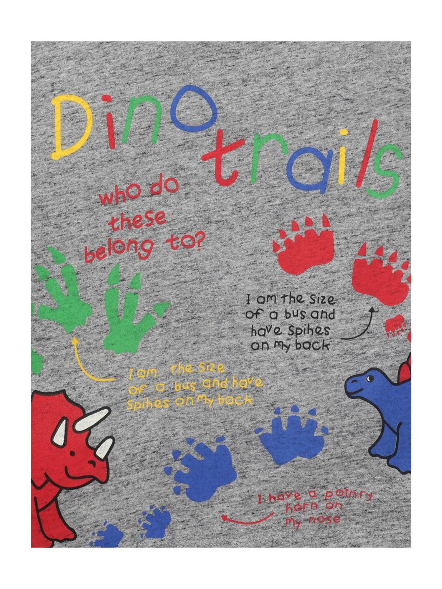 Lazy Shark Kids Grey & Navy Printed  T-Shirt with  Shorts