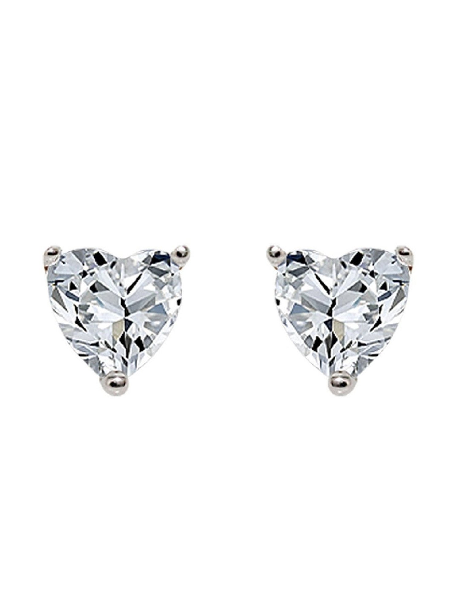 GIVA 92.5 Sterling Silver Heart Earrings